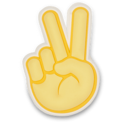Crocs - Peace Hand Sign Jibbitz Shoe Charm Women|Men|Jibbitz™ Charms