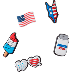 Crocs - USA 5 Pack Jibbitz Shoe Charm Women|Men|Jibbitz™ Charms