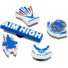 Crocs - Armed Forces US Air Force 5Pck Jibbitz Shoe Charm Women|Men|Kids|Jibbitz™ Charms