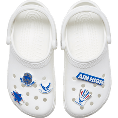 Crocs - Armed Forces US Air Force 5Pck Jibbitz Shoe Charm Women|Men|Kids|Jibbitz™ Charms