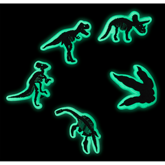 Crocs - Glow In The Dark Dino 5 Pack Jibbitz Shoe Charm Women|Men|Jibbitz™ Charms