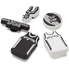 Crocs - NBA San Antonio Spurs 5 Pack Jibbitz™ charms Women|Men|Jibbitz™ Charms