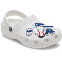 Crocs - MLB Los Angeles Dodgers 5pck Jibbitz™ charms Women|Men|Kids|Jibbitz™ Charms