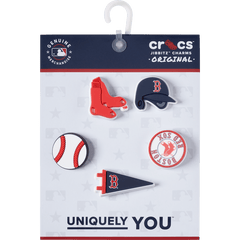 Crocs - MLB Boston Red Sox 5pck Jibbitz™ charms Women|Men|Kids|Jibbitz™ Charms