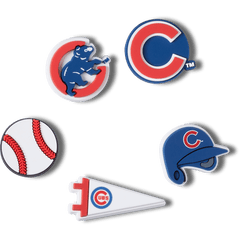 Crocs - MLB Chicago Cubs 5pck Jibbitz™ charms Women|Men|Kids|Jibbitz™ Charms