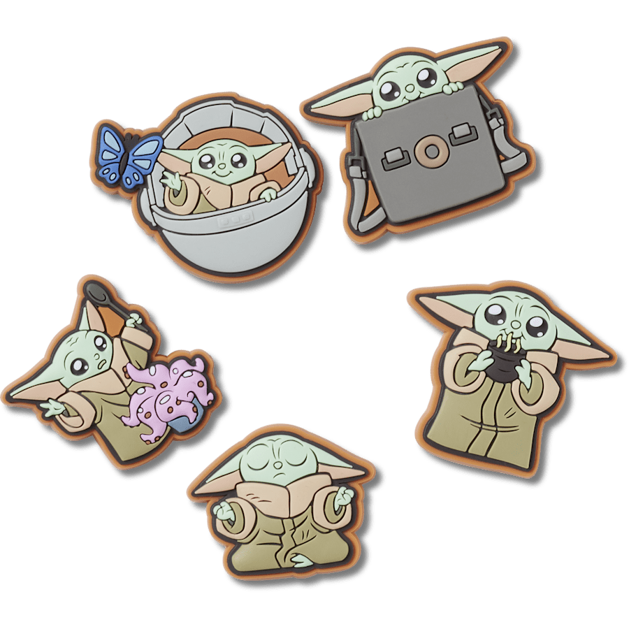 Crocs - Grogu 5 Pack Jibbitz™ charms Women|Men|Kids|Jibbitz™ Charms