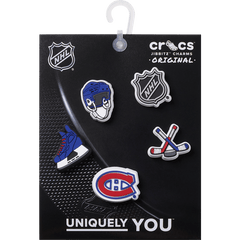 Crocs - NHL® Montreal Canadiens® 5 Pack Jibbitz™ charms Women|Men|Jibbitz™ Charms