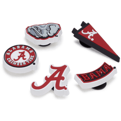 Crocs - University of Alabama 5 Pack Jibbitz™ charms Women|Men|Jibbitz™ Charms