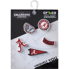 Crocs - University of Alabama 5 Pack Jibbitz™ charms Women|Men|Jibbitz™ Charms