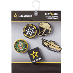 Crocs - US Army 5 Pack 2 Jibbitz™ charms Women|Men|Kids|Jibbitz™ Charms