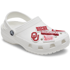 Crocs - Univ of Oklahoma 5 Pack Jibbitz™ charms Women|Men|Kids|Jibbitz™ Charms