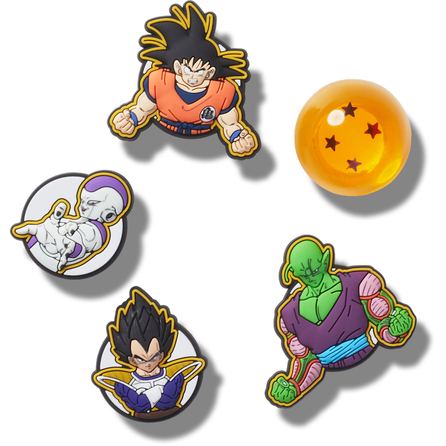 Crocs - Dragon Ball Z 5 Pack Jibbitz™ charms Women|Men|Kids|Jibbitz™ Charms