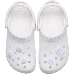 Crocs - White Elegant Floral 5 Pack Jibbitz™ charms Women|Men|Jibbitz™ Charms