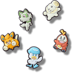Crocs - Pokemon Paldea 5 Pack Jibbitz™ charms Women|Men|Kids|Jibbitz™ Charms