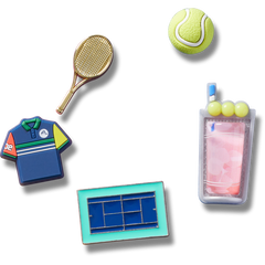 Crocs - Day at The Tennis Court 5 Pack Jibbitz™ charms Women|Men|Jibbitz™ Charms