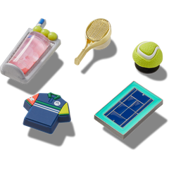 Crocs - Day at The Tennis Court 5 Pack Jibbitz™ charms Women|Men|Jibbitz™ Charms