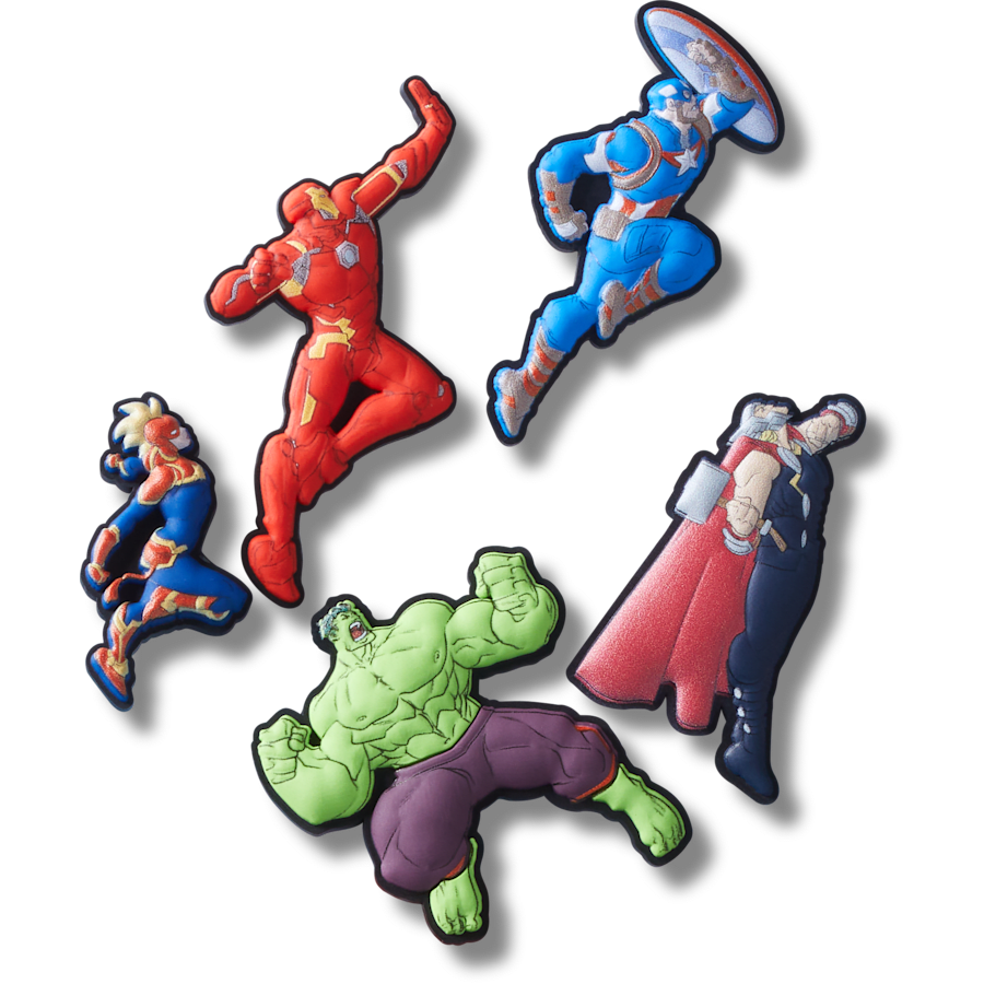 Crocs - Avengers Heroes 5PCk Jibbitz™ charms Women|Men|Kids|Jibbitz™ Charms