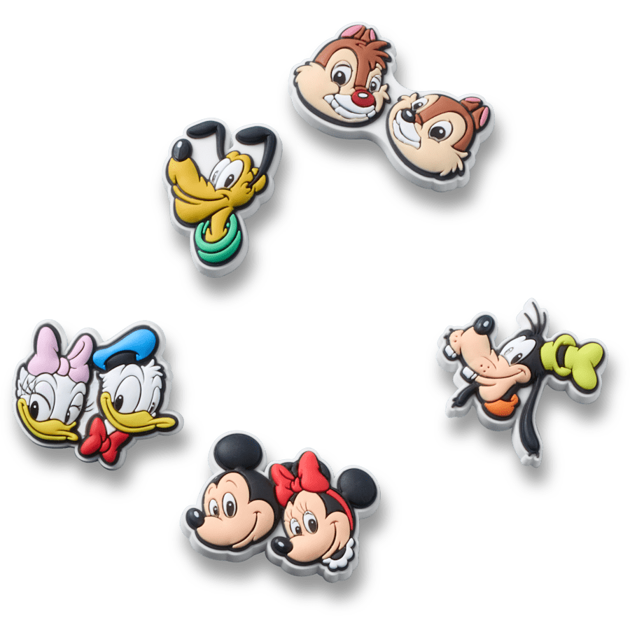 Crocs - Mickey and Friends PVC 5 Pack Jibbitz™ charms Women|Men|Kids|Jibbitz™ Charms