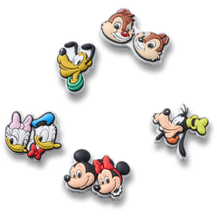 Crocs - Mickey and Friends PVC 5 Pack Jibbitz™ charms Women|Men|Kids|Jibbitz™ Charms