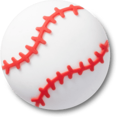 Crocs - Textured Baseball Jibbitz™ charms Women|Men|Jibbitz™ Charms