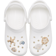 Crocs - Gold Seashell 5 Pack Jibbitz™ charms Women|Men|Jibbitz™ Charms