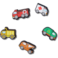 Crocs - Tiny Work Trucks 5 Pack Jibbitz™ charms Women|Men|Jibbitz™ Charms