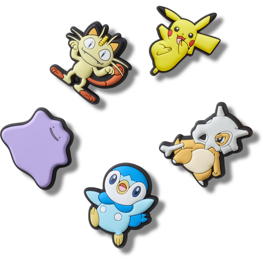 Crocs - Pokemon Variety 5 Pck Jibbitz™ charms Women|Men|Kids|Jibbitz™ Charms