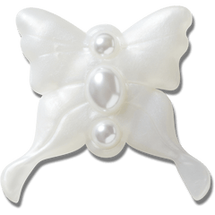Crocs - Meta Jelly White Butterfly Jibbitz™ charms Women|Men|Jibbitz™ Charms