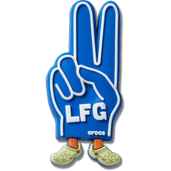 Crocs - LFG Foam Peace Sign Jibbitz™ charms Women|Men|Jibbitz™ Charms