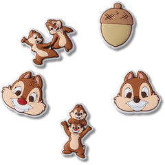 Crocs - Disney Chip n Dale 5 Pack Jibbitz™ charms Women|Men|Kids|Jibbitz™ Charms