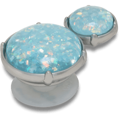 Crocs - Opalescent Meta Double Gem Jibbitz™ charms Women|Men|Jibbitz™ Charms