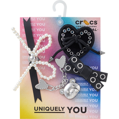Crocs - Indie Luxe Silver 5 Pack Jibbitz™ charms Women|Men|Jibbitz™ Charms