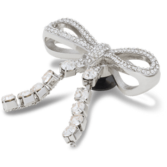 Crocs - Silver Gem Bow Jibbitz™ charms Women|Men|Jibbitz™ Charms