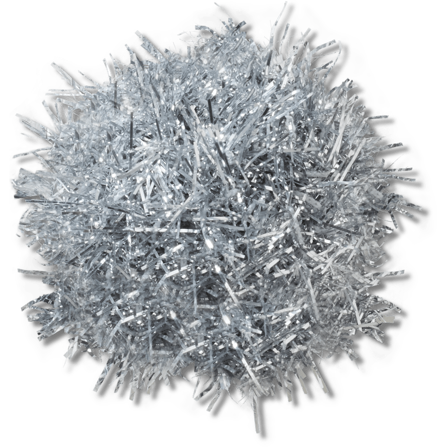 Crocs - Silver Tinsel Pom Jibbitz™ charms Women|Men|Jibbitz™ Charms