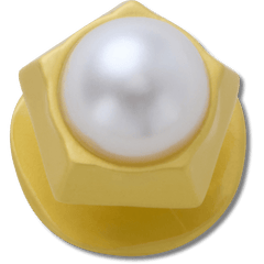 Crocs - Gold Pentagon Pearl Jibbitz™ charms Women|Men|Jibbitz™ Charms