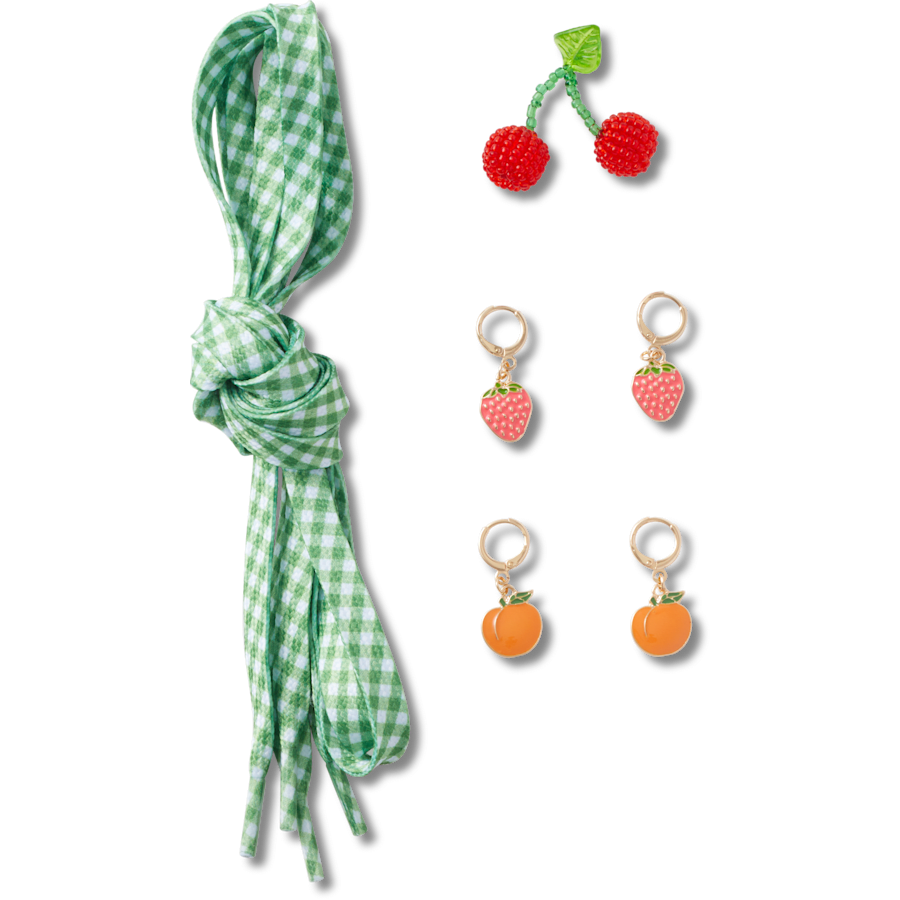 Crocs - Laces and Fresh Fruits Charm Kit Jibbitz™ charms Women|Kids|Jibbitz™ Charms