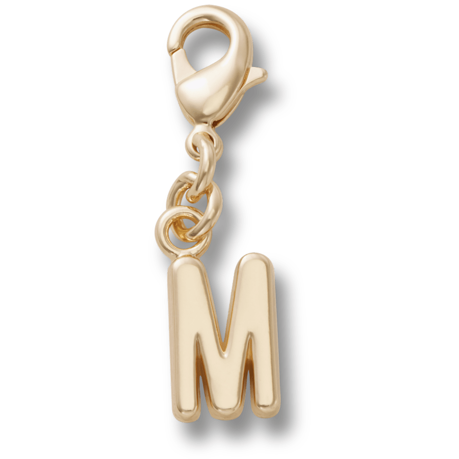Crocs - Gold Letter M Charm Jibbitz™ charms Women|Men|Kids|Jibbitz™ Charms