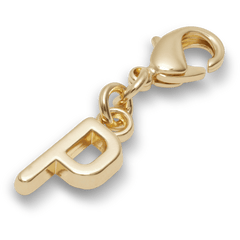 Crocs - Gold Letter P Charm Jibbitz™ charms Women|Men|Kids|Jibbitz™ Charms