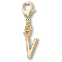 Crocs - Gold Letter V Charm Jibbitz™ charms Women|Men|Kids|Jibbitz™ Charms