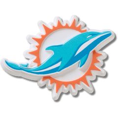 Crocs - NFL Miami Dolphins Logo Jibbitz™ charms Women|Men|Jibbitz™ Charms