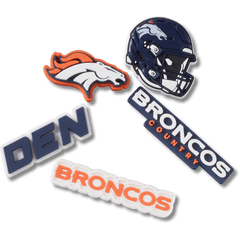 Crocs - NFL Denver Broncos 5 Pack Jibbitz Shoe Charm Women|Men|Jibbitz™ Charms