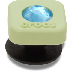 Crocs - Green PVC Square SMT Gem Jibbitz™ charms Women|Men|Jibbitz™ Charms