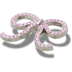 Crocs - Pink Glittery Bow Jibbitz™ charms Women|Men|Jibbitz™ Charms