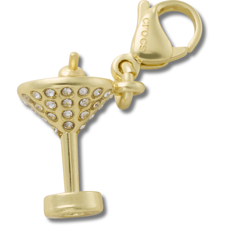 Crocs - Gold Martini Charm Jibbitz charm Women|Men|Kids