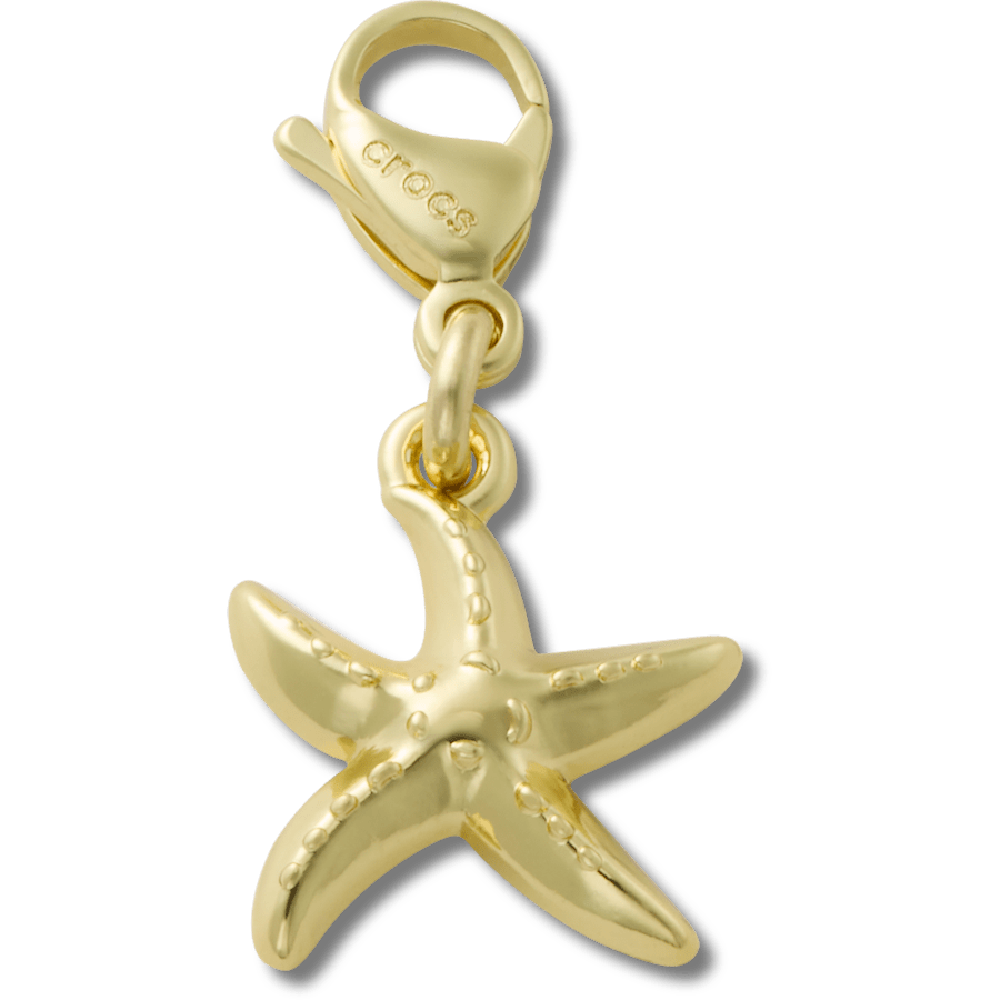 Crocs - Gold Starfish Charm Jibbitz charm Women|Men|Kids