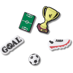 Crocs - Soccer Star 5 Pack Jibbitz™ charms Women|Men|Jibbitz™ Charms