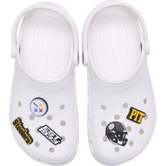 Crocs - NFL Pittsburgh Steelers 5 Pack Jibbitz Shoe Charm Women|Men|Jibbitz™ Charms