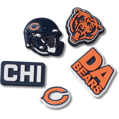 Crocs - NFL Chicago Bears 5 Pack Jibbitz Shoe Charm Women|Men|Jibbitz™ Charms