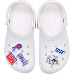 Crocs - NFL Buffalo Bills 5 Pack Jibbitz Shoe Charm Women|Men|Jibbitz™ Charms