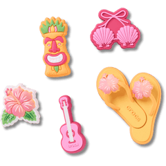 Crocs - Tiki Vacation 5 Pack Jibbitz™ charms Women|Men|Jibbitz™ Charms